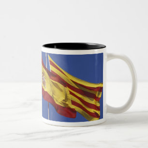EU, スペイン, カタルーニャ州, ジュネラル・デ・カタルーニャ宮殿 ツートーンマグカップ