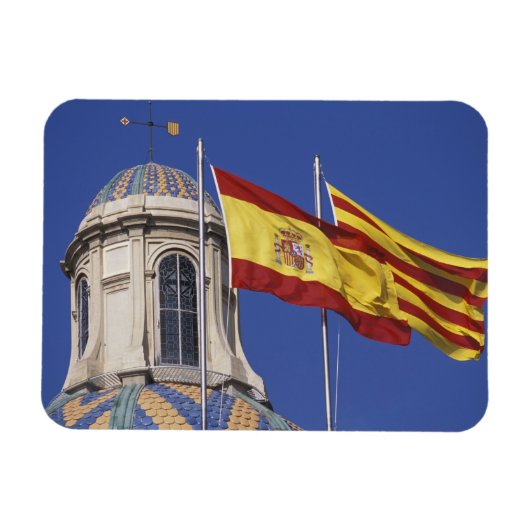 EU, スペイン, カタルーニャ州, ジュネラル・デ・カタルーニャ宮殿 マグネット (横)