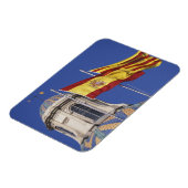 EU, スペイン, カタルーニャ州, ジュネラル・デ・カタルーニャ宮殿 マグネット (左側)