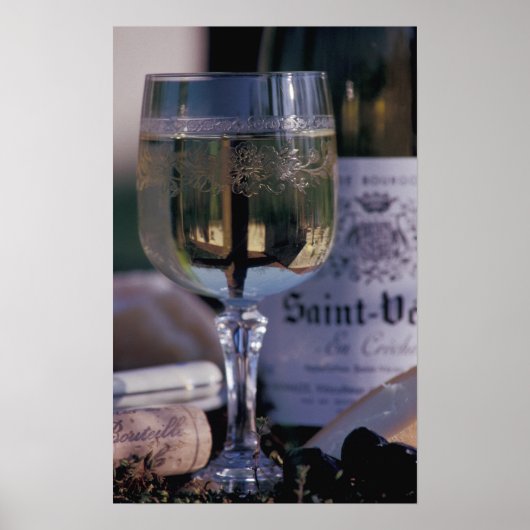 EU、フランス、シャブリ、ローカルワイン ポスター (正面)
