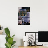 EU、フランス、シャブリ、ローカルワイン ポスター (ホームオフィス)