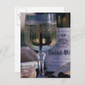 EU、フランス、シャブリ、ローカルワイン ポストカード (正面/裏面)