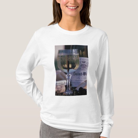EU, フランス, シャブリ, 地酒 Tシャツ (正面)