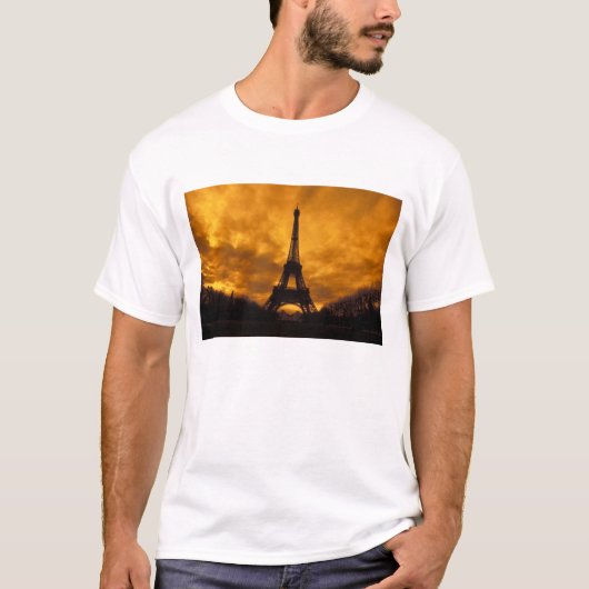 EU, フランス, パリ。エッフェル塔 Tシャツ (正面)
