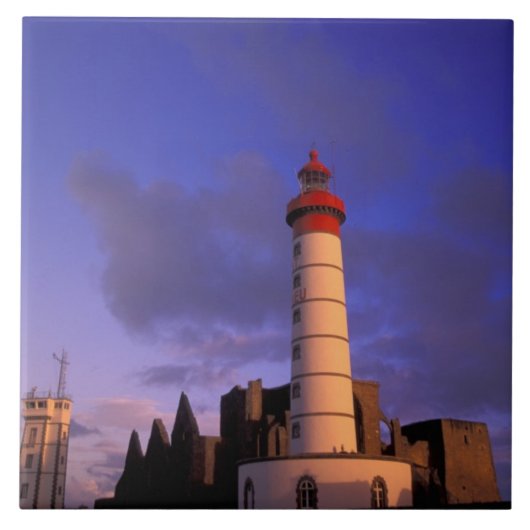 EU、フランス、ブリタニー、フィニステレ、サンマティエー、 タイル (正面)