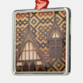 EU、フランス、ブルゴーニュ、コートドール、ボーヌ。タイル メタルオーナメント (左)