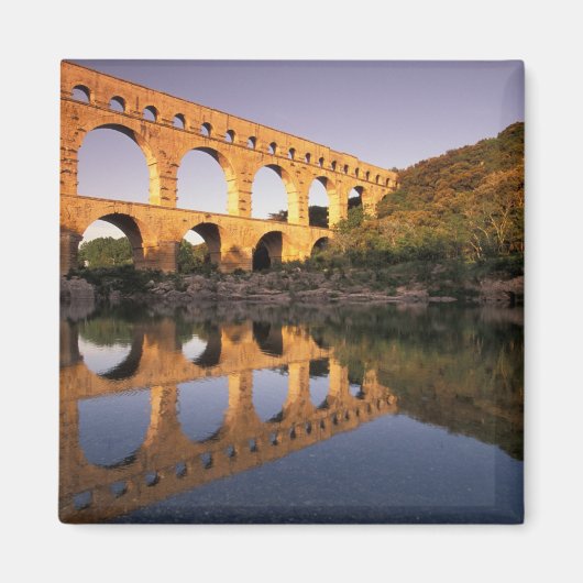 EU、フランス、プロヴァンス、ガール県、ガール橋 2 マグネット (正面)