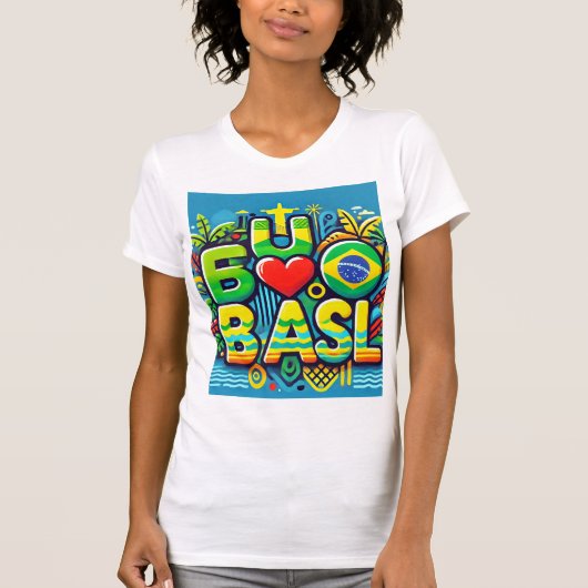 Eu amo o Brasil Tシャツ (正面)