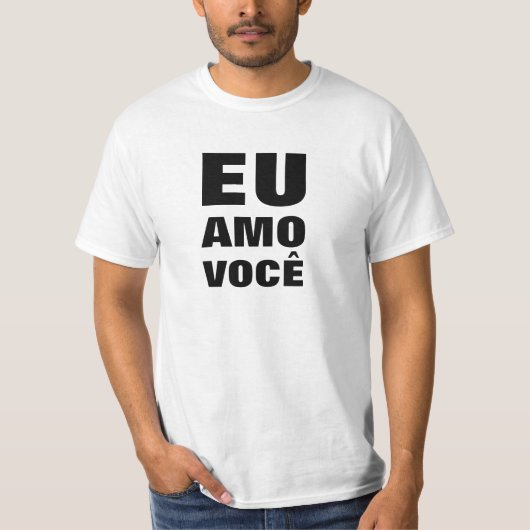 EU, AMO, VOCÊ Tシャツ (正面)