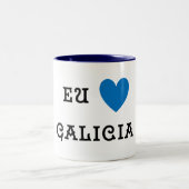 Eu love Galicia Azul ツートーンマグカップ (中央)