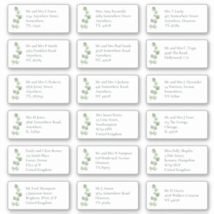 EucaIptus個々の受信者名アドレス シール