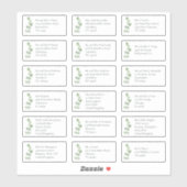 EucaIptus個々の受信者名アドレス シール (シート)