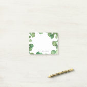 Eucalyptusという名前を追加しま葉す。 ポストイット (デスク上)