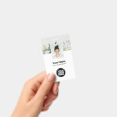 Eucalyptus従業員の写真、バーコード、ロゴ、名前 バッジ (Handheld)