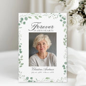 Eucalyptus After Funeral Memorial Sympathy サンキューカード