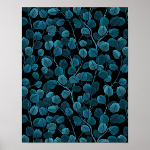 eucalyptus_blue ポスター