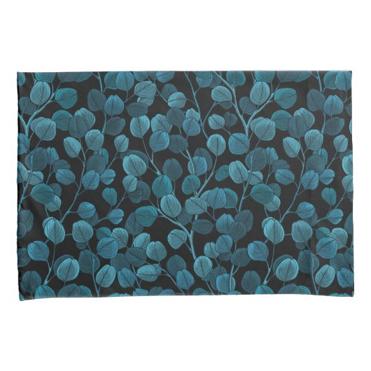 eucalyptus_blue 枕カバー (正面右)