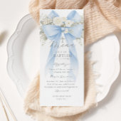 Eucalyptus Blue Bow Elegant Baptism メニュー