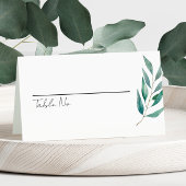 Eucalyptus Botanical Greenery Garden Wedding プレイスカード