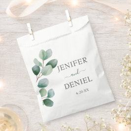 Eucalyptus Botanical Greenery  Wedding フェイバーバッグ