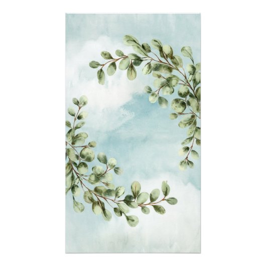 eucalyptus branch フォトプリント            (正面)