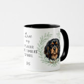 Eucalyptus Cavalier King Charles Spaniel Monogram マグカップ (正面右)