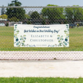 Eucalyptus Congratulations Married Wedding 横断幕 (インサイチュ)