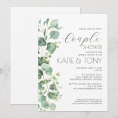 Eucalyptus Couple Shower 招待状 (正面/裏面)