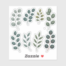 Eucalyptus Dreams Watercolor シール