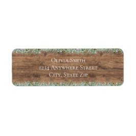 Eucalyptus Dusty Rose Address Labels | Greenery ラベル