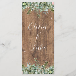 Eucalyptus Dusty Rose Menu | Greenery Floral メニュー