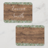 Eucalyptus Dusty Rose Place Cards | Greenery プレイスカード (正面/裏面)