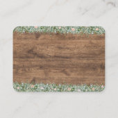 Eucalyptus Dusty Rose Place Cards | Greenery プレイスカード (裏面)
