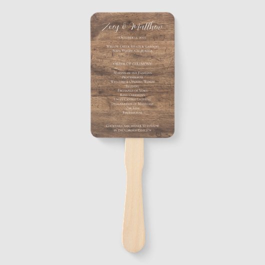 Eucalyptus Dusty Rose Program | Greenery Floral ハンドファン (正面)