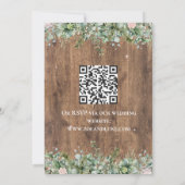 Eucalyptus Dusty Rose RSVP Card | Greenery Floral 招待状 (裏面)