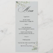 Eucalyptus Elegant Calligraphy Menu メニュー (正面)