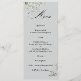 Eucalyptus Elegant Calligraphy Menu メニュー