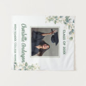 Eucalyptus Floral Photo Grad Tapestry タペストリー (正面(横))