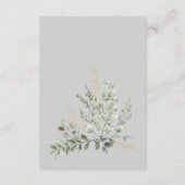 Eucalyptus Formal Elegant Enclosure Card Details エンクロージャーカード (裏面)