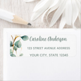 Eucalyptus Gold Green Graduation  ラベル