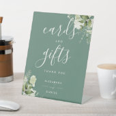 Eucalyptus Green Floral Greenery Cards And Gifts 台座サイン (インサイチュ)