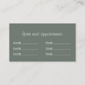 Eucalyptus green leaves 名刺 (裏面)