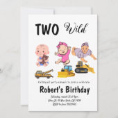 Eucalyptus greenary wedding birthaday 招待状 (正面)