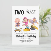 Eucalyptus greenary wedding birthaday 招待状 (スタンド正面)