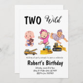 Eucalyptus greenary wedding birthaday 招待状 (正面/裏面)