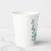 Eucalyptus greenary wedding paper cop 紙コップ (右)