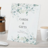 Eucalyptus Greenery Cards and Gifts Sign 台座サイン (インサイチュ)