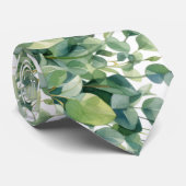Eucalyptus Greenery Classic Formal Floral Neck Tie ネクタイ (ロール)