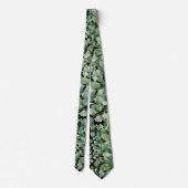Eucalyptus Greenery Classic Formal Floral Neck Tie ネクタイ (裏面)
