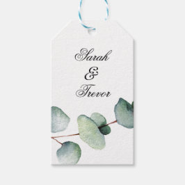 Eucalyptus Greenery Elegant Gift Tag ギフトタグ
